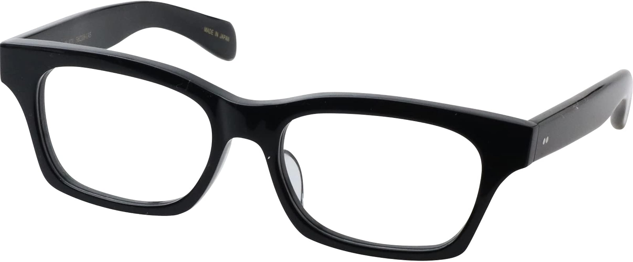 Amazon | [越前國甚六作] 大きい 太め セルロイド メガネ フレーム